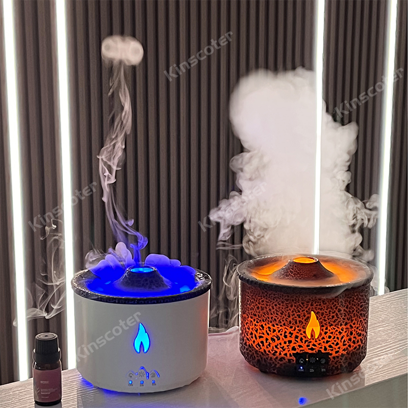 Vape Ring - KINSCOTER Volcano Flame Aroma Diffuser แมงกะพรุนควันแหวน