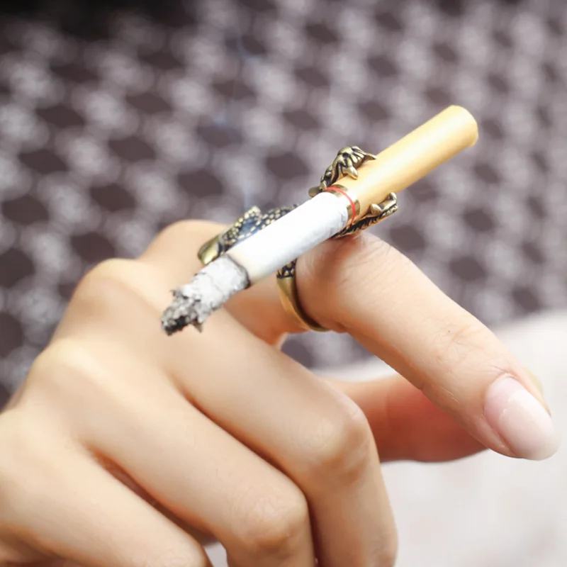 Retro Dragon ผู้ถือบุหรี่แหวน  - Vape Ring บทวิจารณ์และราคา