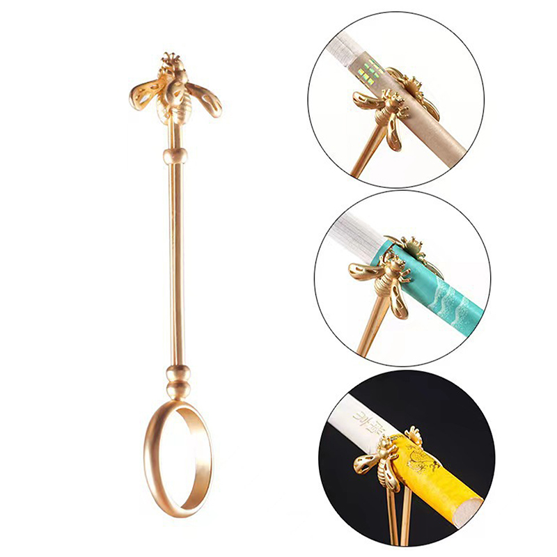 ที่หนีบบุหรี่แบบแหวนโลหะพกพา ท - Vape Ring บทวิจารณ์และราคา